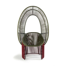 Load image into Gallery viewer, Cartagenas Reina Chair - Purple/Olive Green/Black