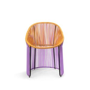 CARTAGENAS Dining Chair - lilac/honey yellow/black
