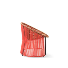 Load image into Gallery viewer, CARTAGENAS Lounge Chair - Coral/Carmel Brown/Black