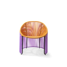 Load image into Gallery viewer, CARTAGENAS Lounge Chair - Lilac/Honey Yelllow/Black