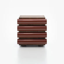 Load image into Gallery viewer, Storet - Night Stand - Glossy Lacquered Brick Red