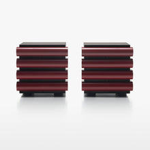 Load image into Gallery viewer, Storet - Night Stand - Glossy Lacquered Bordeaux
