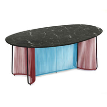 Load image into Gallery viewer, Cartagenas Dining Table - Marble Purple/Pastel Blue/Black/Nero Marquinia Unito
