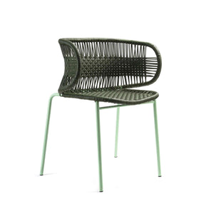 Cielo Stacking Armchair - Olive Green/Pastel Green