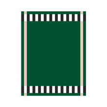 Load image into Gallery viewer, So Much Fun - Strict Rayures -Rectangle - Vert Tranquille