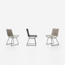 Load image into Gallery viewer, Neil Twist Chair - black - Ecru & Anthracite Grey