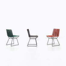 Load image into Gallery viewer, Neil Twist Chair - Black - English Green & Anthracite Grey & Orange