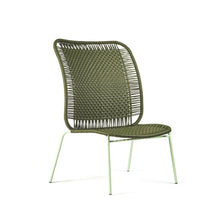 Load image into Gallery viewer, Cielo Lounge Chair Low - Olive Green/Pastel Green