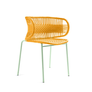 Cielo Stacking Armchair - Honey Yellow/Pastel Green