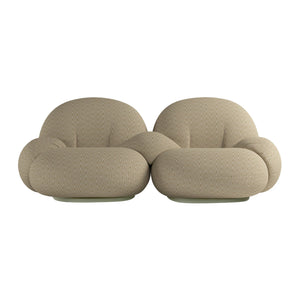 Pacha Outdoor Two Seater Sofa with Armrests and Middle Armrest