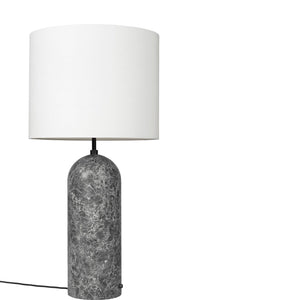 Gravity Floor Lamp Xl - Grey Marble - White