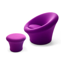 Load image into Gallery viewer, Mushroom Lounge Chair and Mushroom Pouf