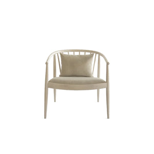 Reprise Chair - Upholstered Seat - Off White (NM)