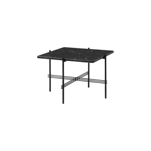 TS Table - Square - Black Marquina Marble Top with Black Base