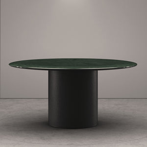 Antilles Dining Table Round - Marble Verde Guatamala