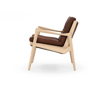 Load image into Gallery viewer, Euvira Lounge - Oak - Leather