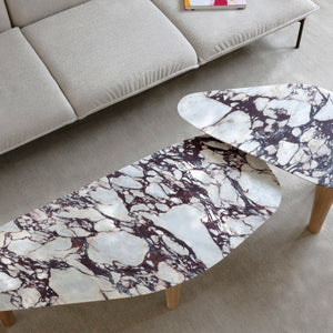 Petra Coffee Table - Breccia Marble