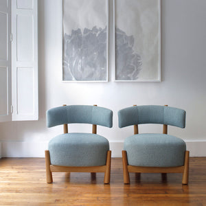 Dalya Armchair - Without Arms - Solid Beech