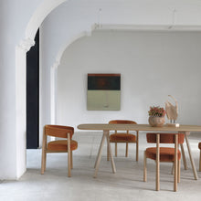 Load image into Gallery viewer, Dalya Bridge Dining Chair - Natural Solid Oak