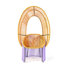 Load image into Gallery viewer, Cartagenas Reina Chair - Lilac/Honey Yellow/Black