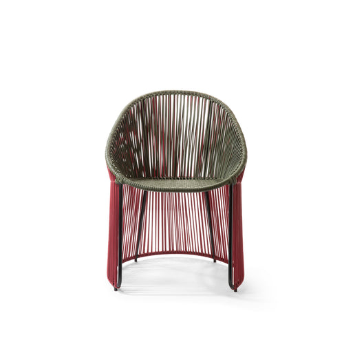 CARTAGENAS Lounge Chair - Purple/Olive Green/Black