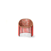 Load image into Gallery viewer, CARTAGENAS Lounge Chair - Coral/Carmel Brown/Black