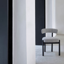 Load image into Gallery viewer, Dalya Bridge Dining Chair -  Black Stained Solid Ash