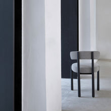 Load image into Gallery viewer, Dalya Bridge Dining Chair - Black Stained Solid Ash