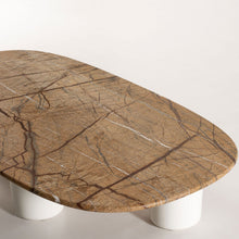 Load image into Gallery viewer, Pan - Forest Brown Marble - Glossy Lacquered White
