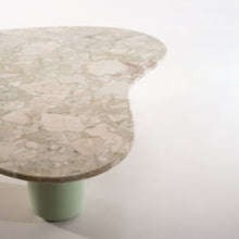 Load image into Gallery viewer, Gian - Brushed Sicilian Breccia Marble - Glossy Lacquered Green