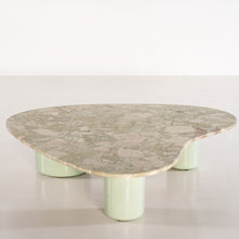 Load image into Gallery viewer, Gian - Brushed Sicilian Breccia Marble - Glossy Lacquered Green