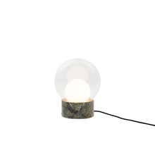 Load image into Gallery viewer, Boule - Small - Transparent - Opal White - Marble Green