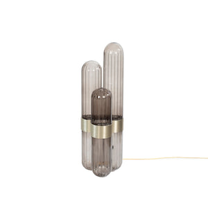 Cactus - Small - Smoky Grey - Brushed Brass