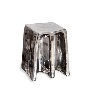 Chouchou Stool - Silver