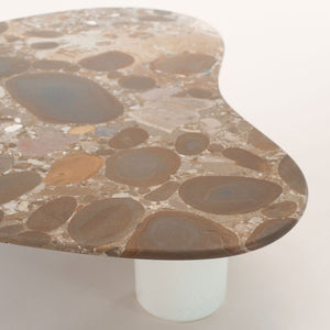 Gian - Ceppo Appia Antica Marble - Glossy Lacquered White