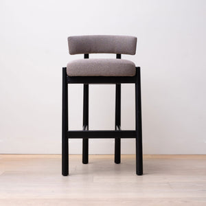 Dalya Barstool - Black Solid Ash