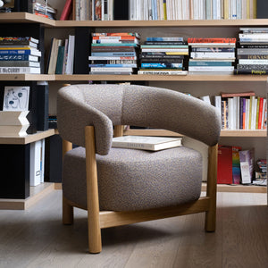 Dalya Armchair - Solid Oak
