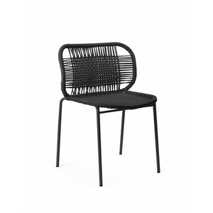 Cielo Stacking Chair - Black/Black