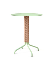 Load image into Gallery viewer, Cielo Table - Caramel Brown/Pastel Green
