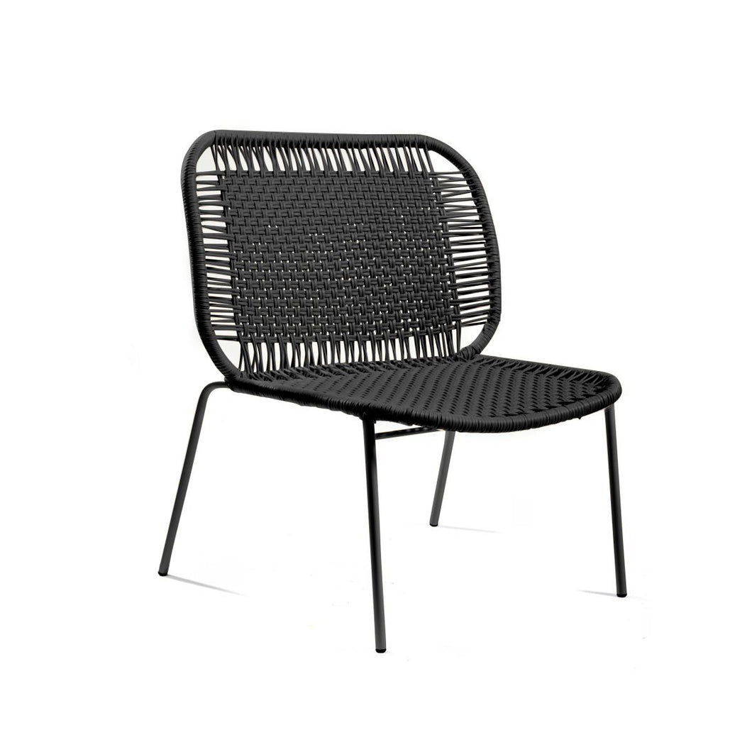 Cielo Lounge Chair Low - Black/Black
