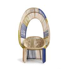 Load image into Gallery viewer, CARTAGENAS Reina Chair Special Edition - Curry Yellow/Cobalt Blue/Pastel Beige/Grey Beige/Black
