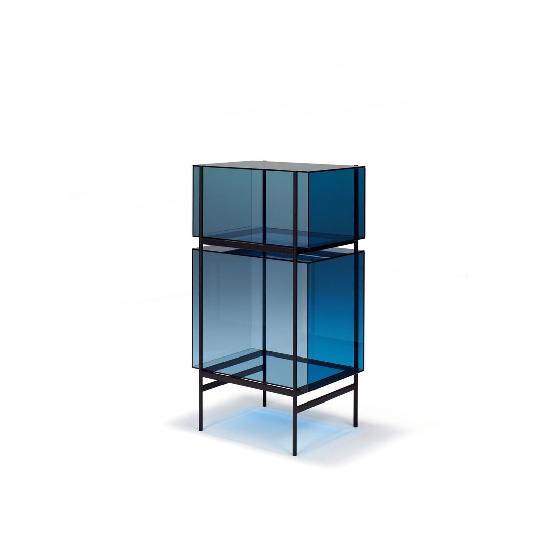 Lyn - Small - Blue/black