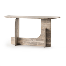 Load image into Gallery viewer, Selce Console - Travertino Silver