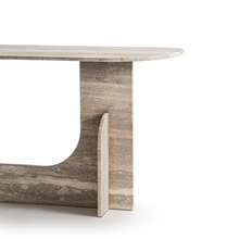 Load image into Gallery viewer, Selce Console - Travertino Silver