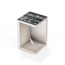 Load image into Gallery viewer, Ambito - Side Table - Silver - Portoro Silver
