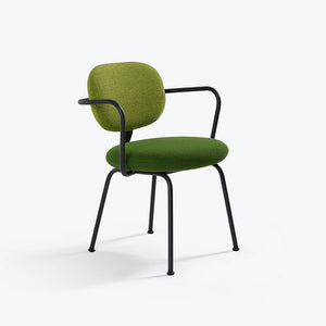 Vega Chair with Arms - 4-legged Base