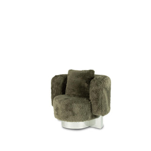 Wham Lounge Chair - Faux Fur