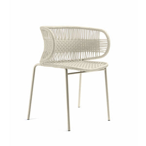 Cielo Stacking Armchair - Winter Grey/Pearl White