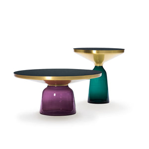 Coffee Table and Side Table, lacquer tops
