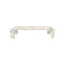 Load image into Gallery viewer, Doric Coffee Table - Rectangular - Limestone